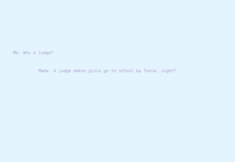 My Mother's Tender Script