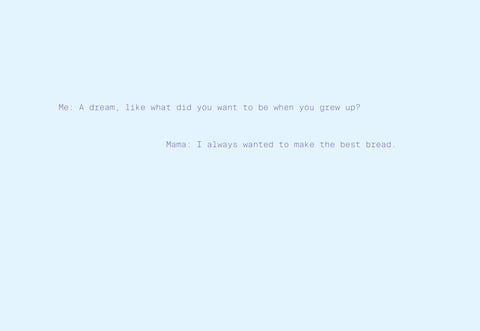 My Mother's Tender Script