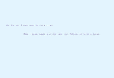 My Mother's Tender Script